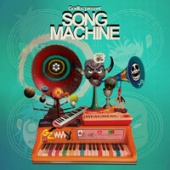 постер песни Gorillaz feat. Tony Allen & Skepta - Song Machine How Far