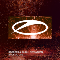 постер песни ReOrder & Sarah de Warren - Back To Life